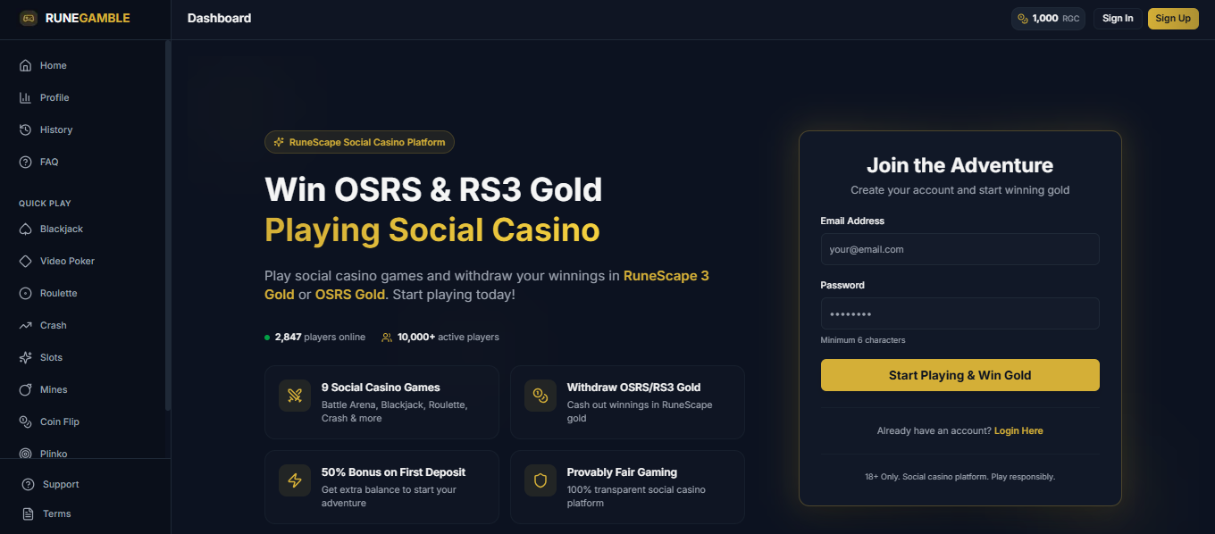 Best OSRS gambling site