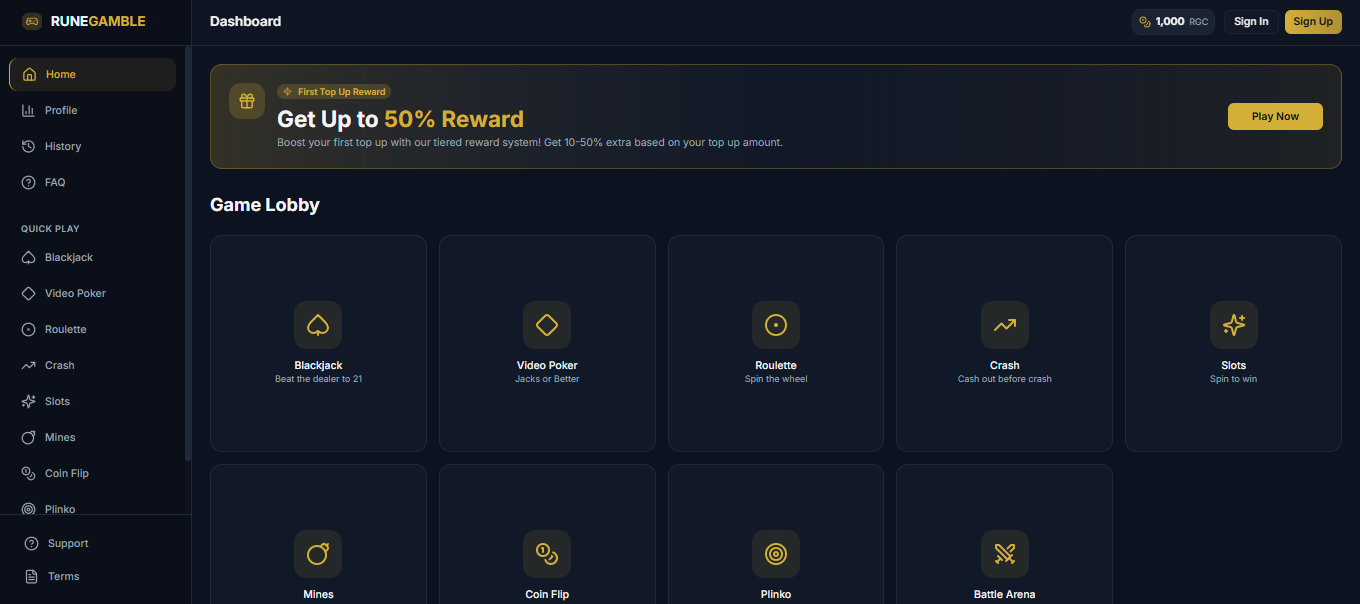 Runescape gambling login